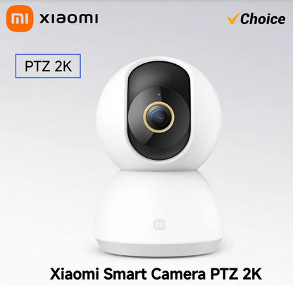 Xiaomi Camera 2K PTZ Mi Smart Home Security Camera 2K 1296P 3MP 360degree AI Human Detection Night Vision Webcam Chinese Version