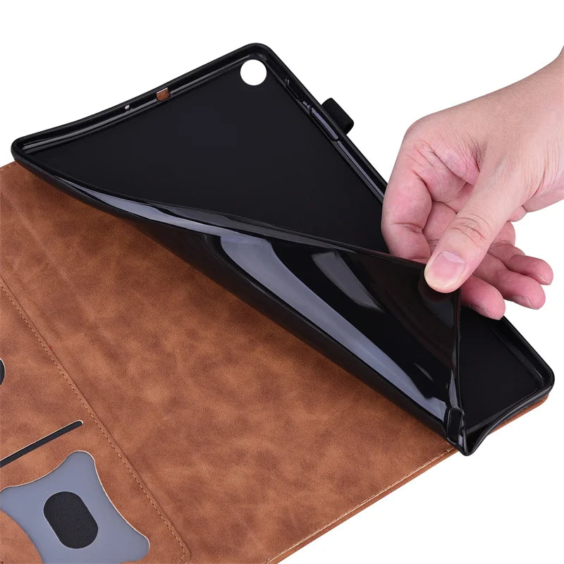For Lenovo Tab One Case 8.7 inch Luxury Wallet Stand Tablet Funda For Lenovo Tab One 8.7 / Lenovo Tab K9 Case TB305XU TB305FU
