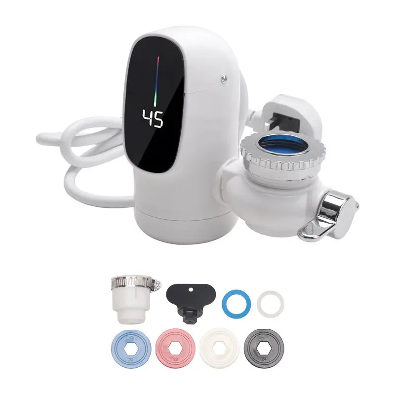 BBNV-Electric 3000W Instant Hot Water Heater Faucet Digital Display Heating Tap For Kitchen Or Bathroom UK Plug