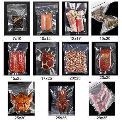 Food Vacuum Sealer Bags For Sous Vide Food Saver Kitchen Storage Bag BPA-Free Vacuum Packaging Bags Kitchen Tool 20cm*500cm Roll