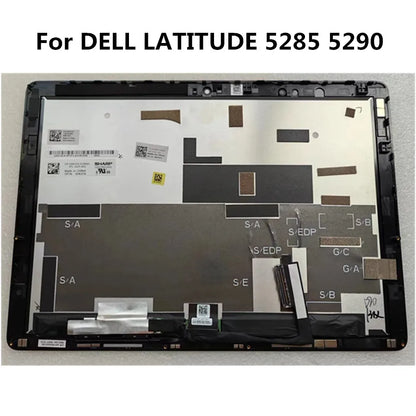 Original FOR DELL LATITUDE 5285 5290 12.3" 1920X1280 LCD TOUCH SCREEN ASSEMBLY 2TDV5 X8T3P 0KK8X LQ123N1JX31 TV123WAM-ND0 0VKJCN