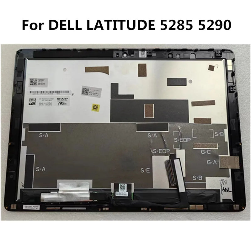 Original FOR DELL LATITUDE 5285 5290 12.3" 1920X1280 LCD TOUCH SCREEN ASSEMBLY 2TDV5 X8T3P 0KK8X LQ123N1JX31 TV123WAM-ND0 0VKJCN