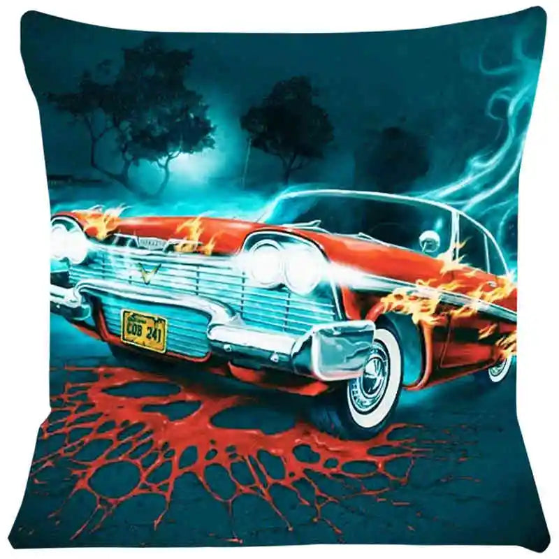 Halloween Christine Cushion Cover Comfortable Short Plush Pillow Cases Chair Car Sofa Pillow Cover Home Decorative SJ-317