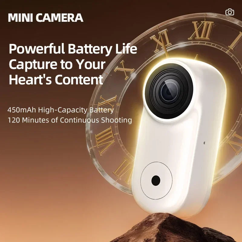 Lenovo Portable Mini Action Camera 4K HD Thumb POV Camera Body Cam Wearable Helmet Recorder Magnetic Pocket Sports Camera