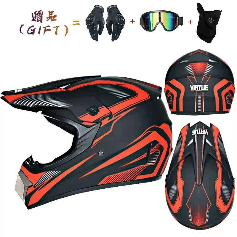 Motorcycle Helmet Full Face Racing Off Road Cross Motorcross Capacete Motocross Cascos Para Motos Mountain Downhill Bicycle DOT