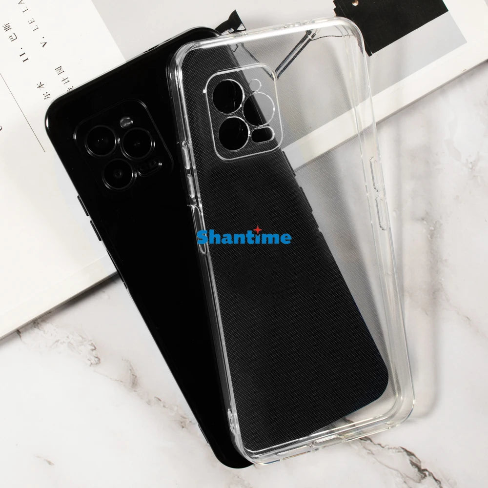 Soft Case + 2 Pack Tempered Glass Screen Protectors for Unihertz Luna Full-Body Protection
