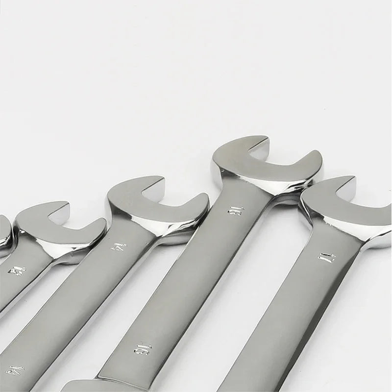 Ratchet Wrench 8-24mm Metric Combination Wrench Flex Head Ratcheting Wrench Chrome Vanadium Steel Spanner Quick Repair Tool