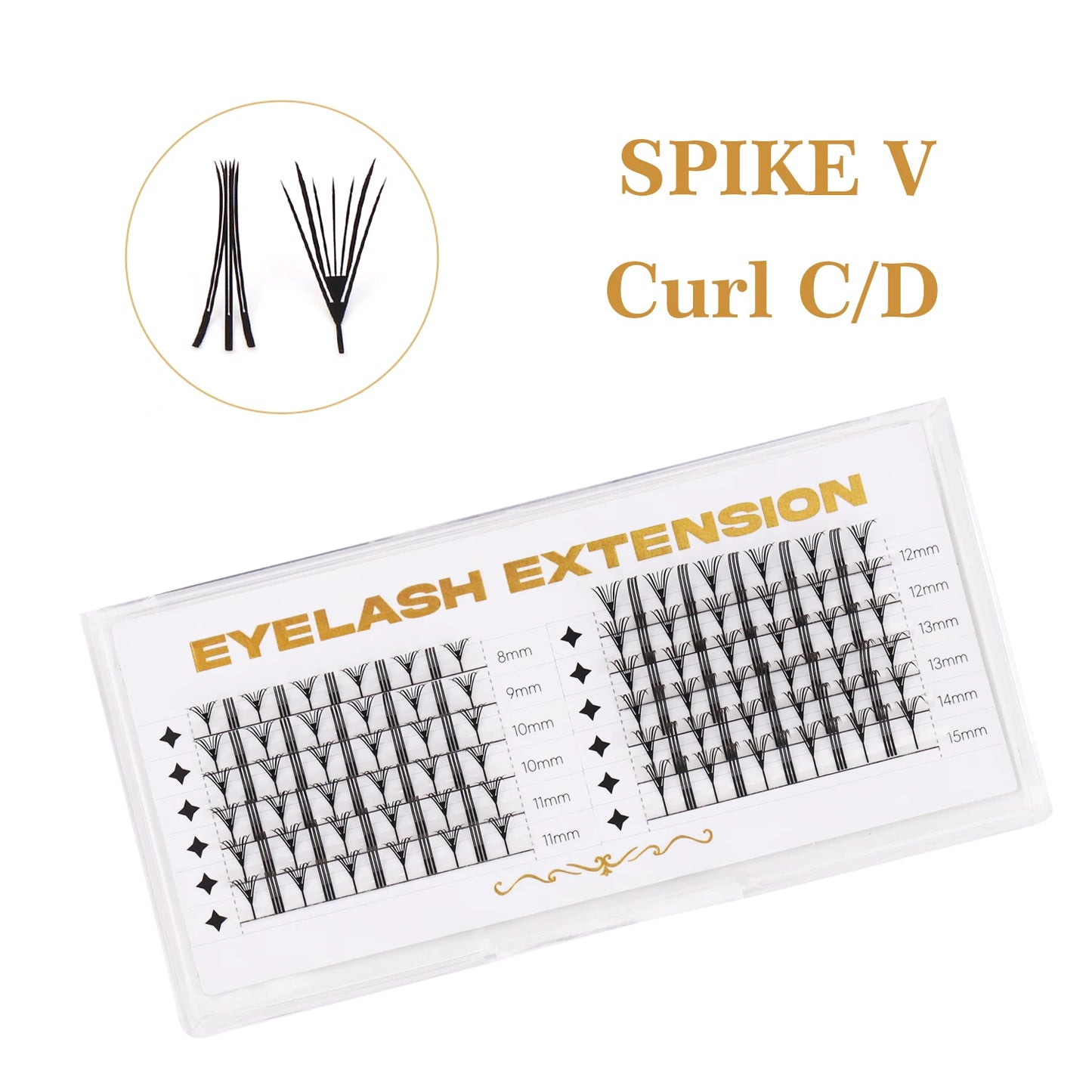 New Comic Eyelash Fan Anime Spire Individual Feather Shaped Eyelash Extensions Manga Elf Style Lashes Extensions Cosplay  Makeup