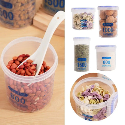 600/800/1000/1500ML with Lid Storage Box Moisture-proof Large Capacity Storage Bottle Storage Containers Miscellaneous Grain