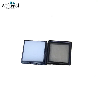10Pcs Diamond Jewelry Organizer Gems Packaging Box DIY Disamond Ring Jewllery Storage Case 3CM Gemstone Zirconia Gift Box