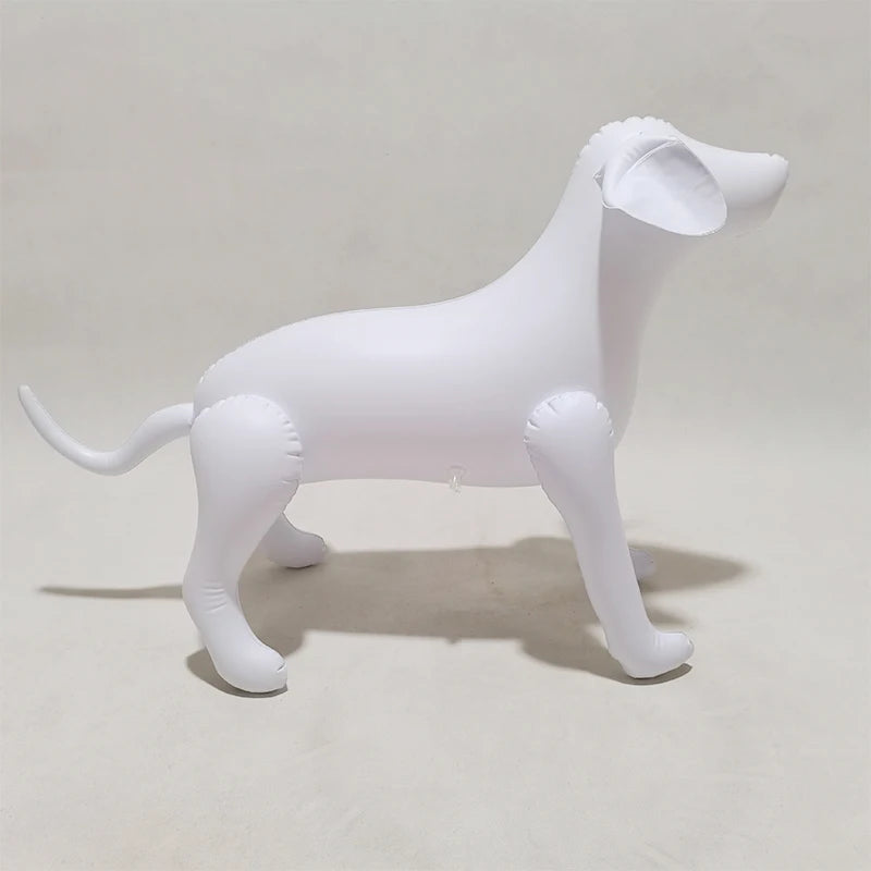 Inflatable Dog Mannequin Pet Clothing Model Dog Mannequin Display Puppy Dress Form Animal Mannequin