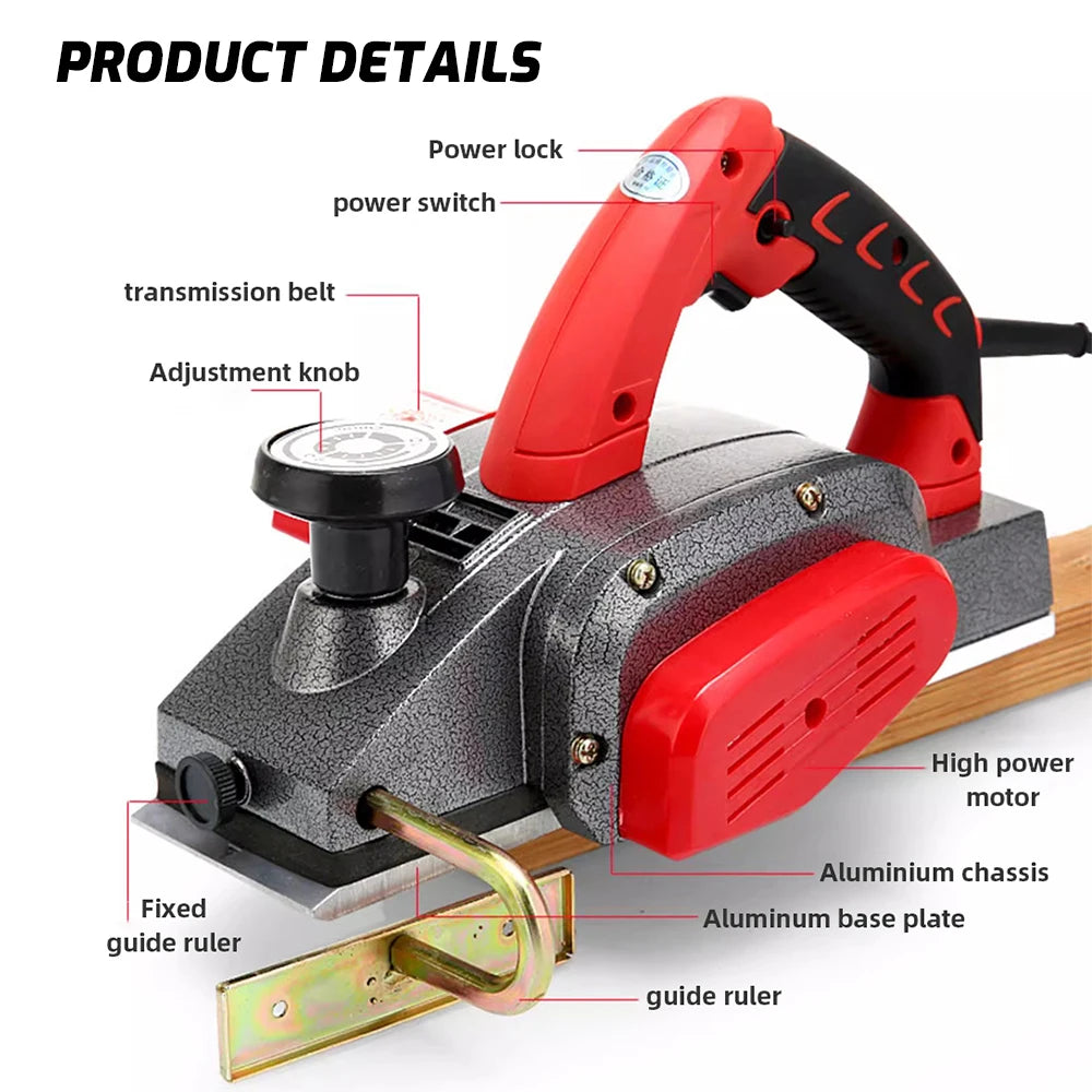 220V Woodworking Electric Planer High Power Electric Router trimmer Wood Milling Engraving Slotting Woodworking Power Tools