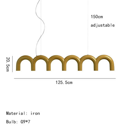 High-level LED Chandelier Modern Art Lights Bedroom Kitchen Designer Bar Long Lamps Restaurant Living Room Home Decor Lighting