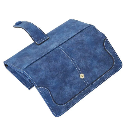Vegan Pu Wallet 17 Card Slots Long Wallet 70% off Minimalist Wallet Credit Card Wallet Matte Leather Card Holder Pocket