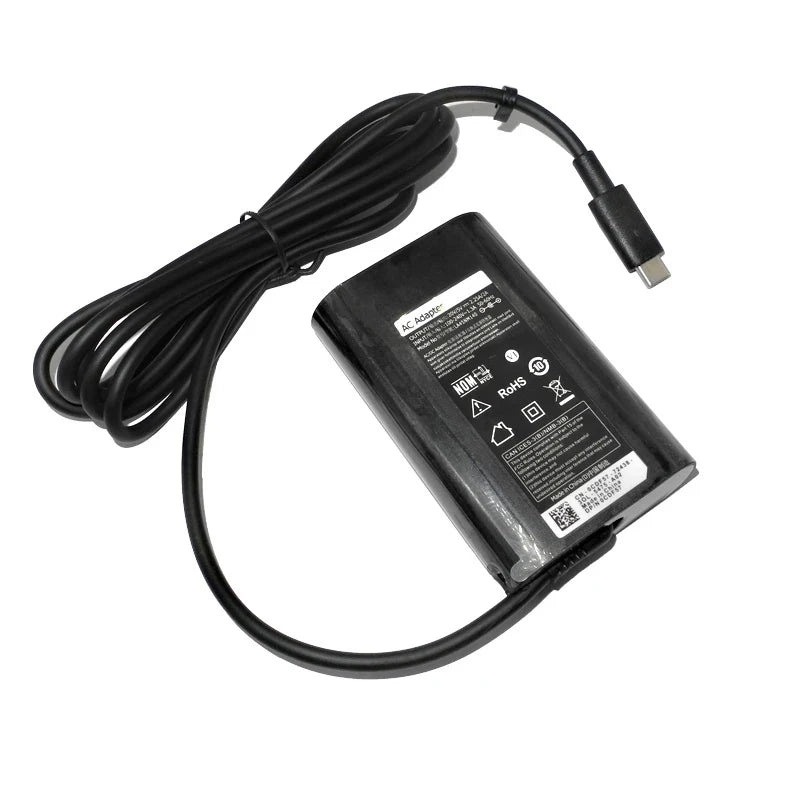 65W USB Type C Laptop Adapter Charger for Dell Latitude 7420 7370 7275 5285 5420 5520 7320 7410 5179 7390 5290 5320 3300 3301