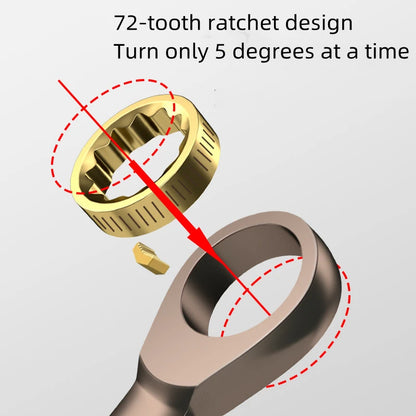 Ratchet Wrench Mechanical Advantage Tool for Ease of Use in Tight Spaces Home Improvement And Hardware