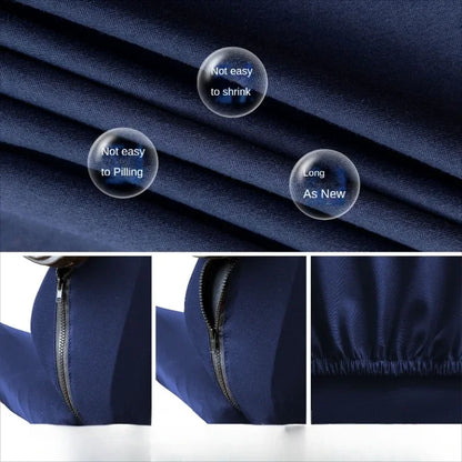 Gaming Chair Cover Stretch Milk Silk Solid Color Swivel Chair Dust Protection Cover Office Computer Athletic Use Seat Cover