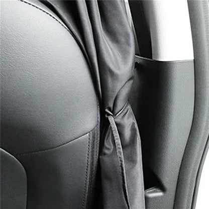 Car Privacy Curtains Universal Divider Curtain Between Rear Seat Auto Blackout Sun Shades Side Window Covers