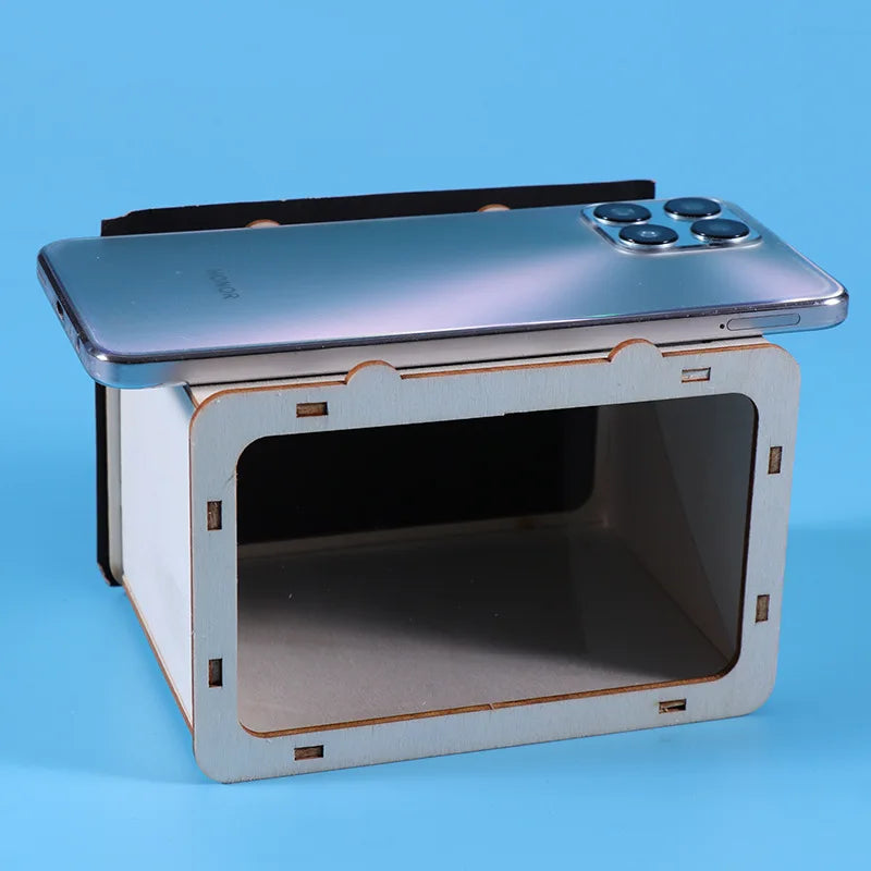 3D Hologram Projector for Smartphone, DIY Home Cinema, Student Science Experiment Desktop Decor