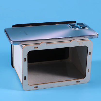 3D Hologram Projector for Smartphone, DIY Home Cinema, Student Science Experiment Desktop Decor