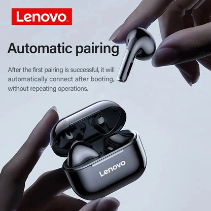 New Lenovo LP40 Earphones TWS Wireless Bluetooth Earbuds Bass Touch Control Stereo Noise Reduction Long Standby Original