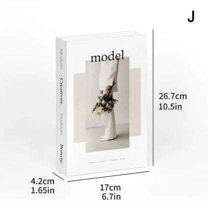 Fashion Fake Books Decoration Luxury Decorative Book Living Room Decor Simulation Book Home Decor Aesthetic Room Ornament