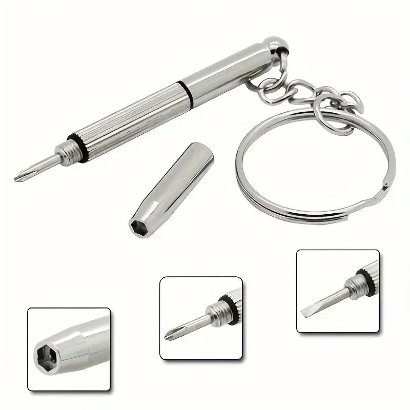 1/2/10pcs Mini Hand Glasses Screwdrivers 3-in-1 Spectacle Repair Kits Multifunction Sunglass Watch Glasses Screwdriver Set with