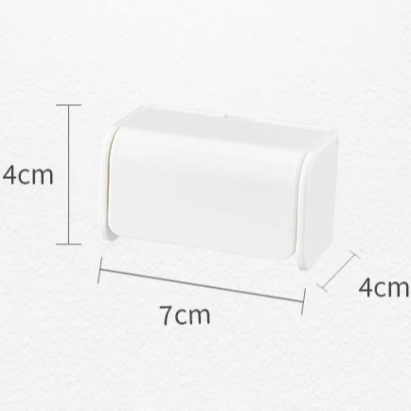 Simple Adhesive Toothbrush Holder Dustproof Toothbrush Holder 2 Head Toothbrush Holder Bathroom Storage