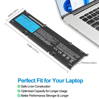 69KF2 86WH 7544mAh Battery for DELL XPS 15 9500 9510 9520 9530 Precision 5550 5560 G15 5511 5520 5515 5521 G7 15 7500 P91F P87F
