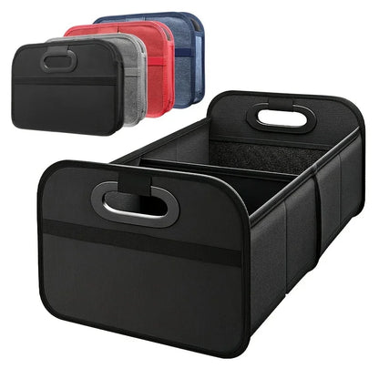 Car Trunk Organizer, Collapsible Compartment Car Organizer, Space-Saving, Foldable Waterproof for All Cars, SUVs, Mini-Vans