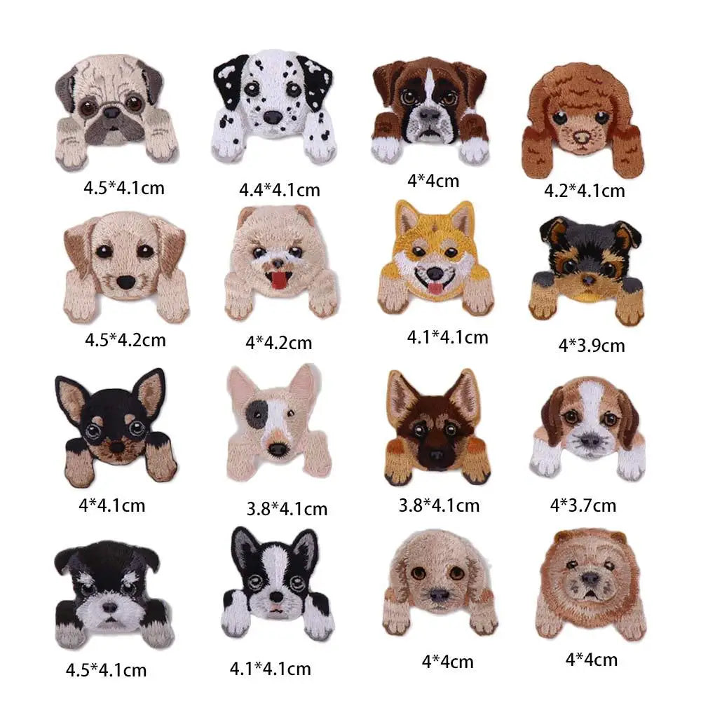 Cute Small Dog Baby's Clothes Patch Clothing Patches Applique Backpack Decoration