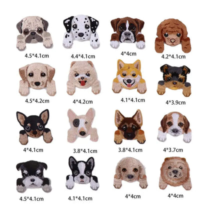 Cute Small Dog Baby's Clothes Patch Clothing Patches Applique Backpack Decoration
