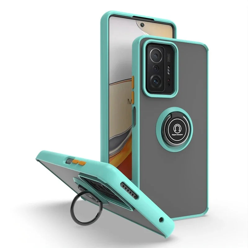 Shockproof Case For Xiaomi 15T 14T 13T 12T 11T 12X 15 14 13 12 Mi 11 Lite 5G NE 10T 9T Pro 11i Translucent Magnet Case Cover