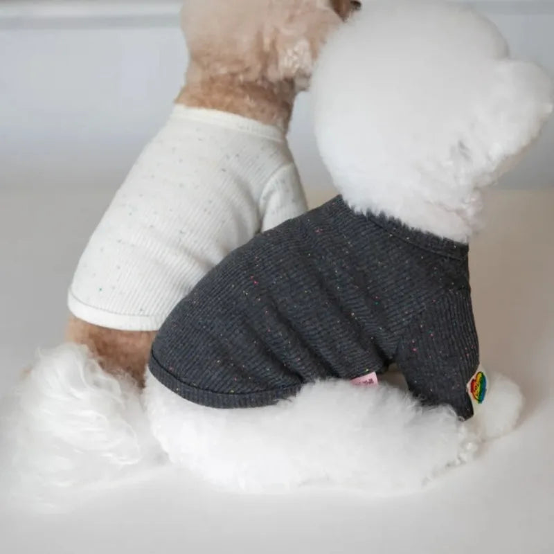 Love Pet Dog Clothes  Winter Fashion Knitted Warm Inner Pet Base Clothes Dog Two Legged T-Skirt Puppy Clothing for Small Dogs