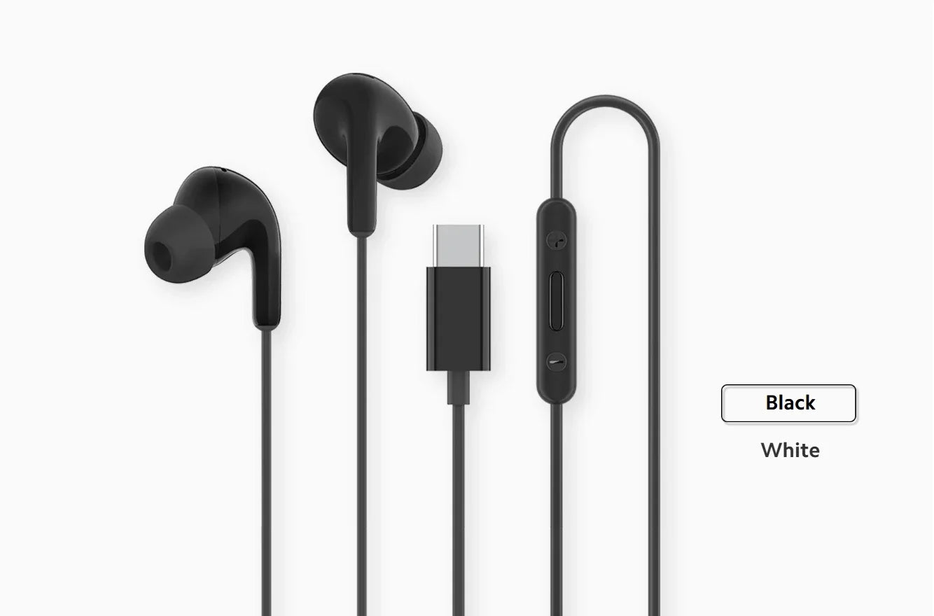 Original Xiaomi Mi 15 14 13 14T Ultra Pro Type C Wired Headphones In Ear Headset Sports Earphones With Microphone Stereo Earbuds