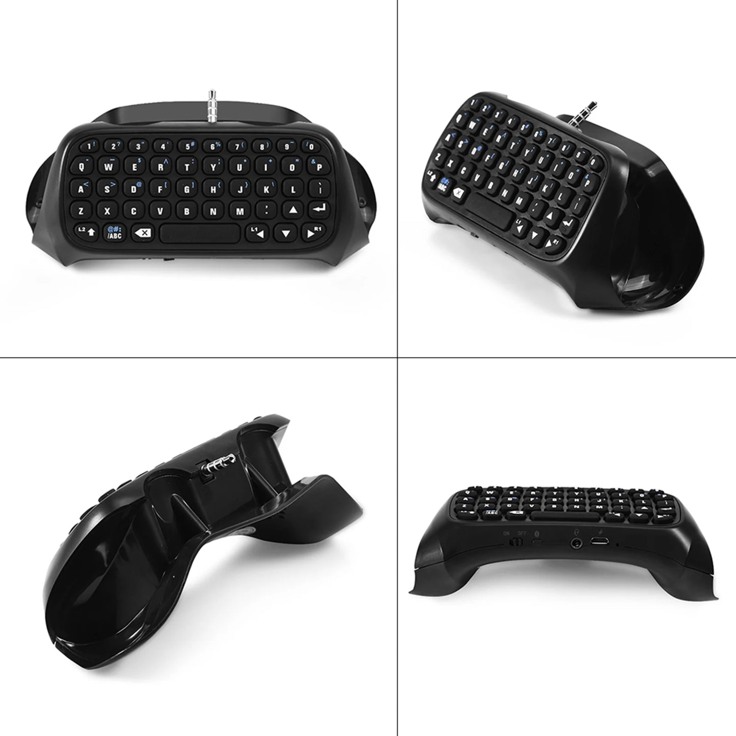 Gaming Keyboard Mini Wireless Bluetooth Gaming Keyboard Chatpad for Sony PS4 Controller Mini Wireless Keyboard