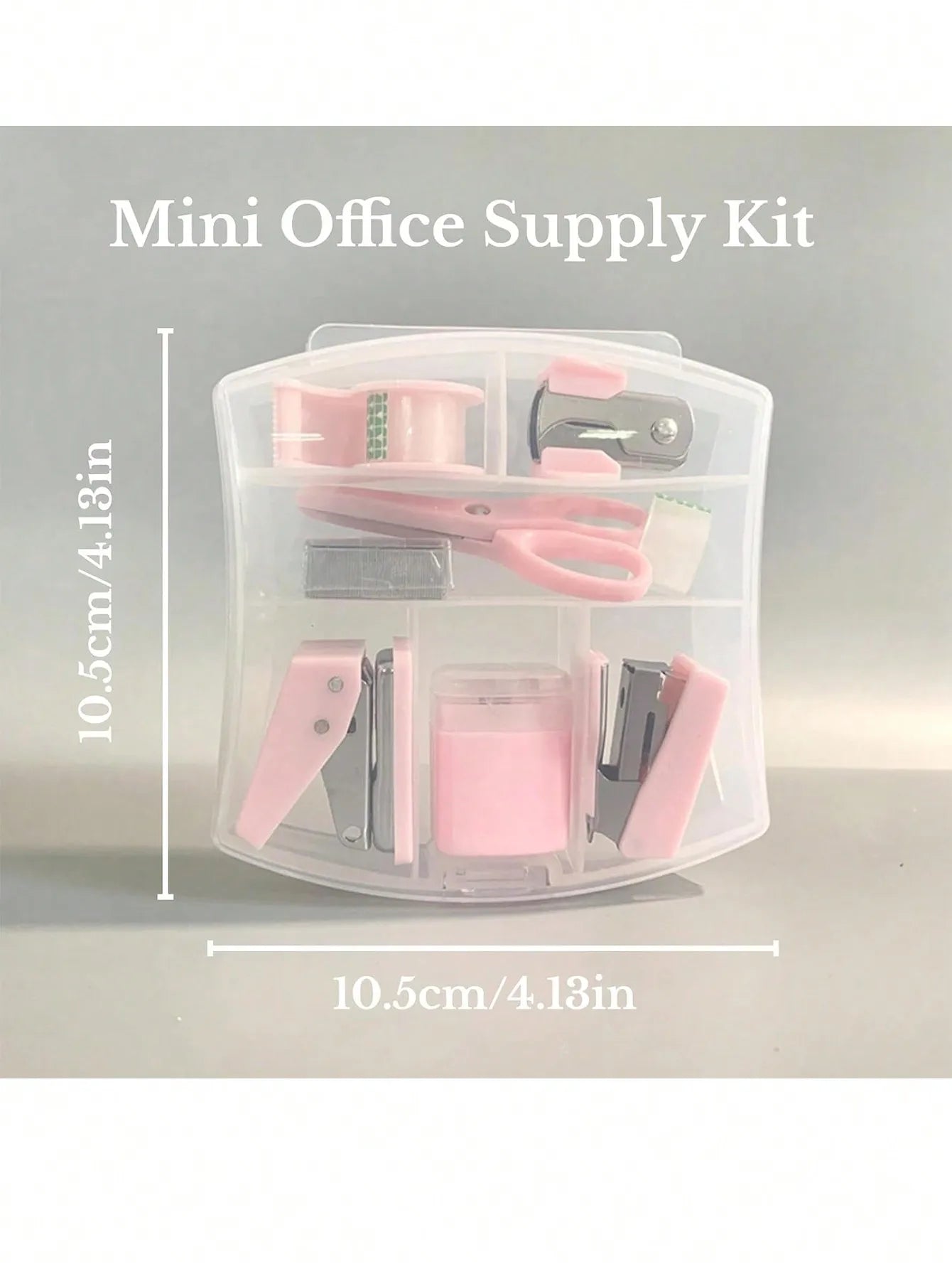 8pcs Mini Office Supply Kits Mini School Supplies – includes Mini Stapler,Scissors, Staple Remover, Staples, Tape Dispenser