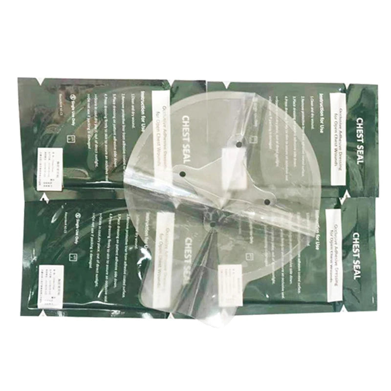 Outdoor Disposable Safety First Aid Supplies North American Rescue Hyfin Chest Seal Medical Chest Seal Vented