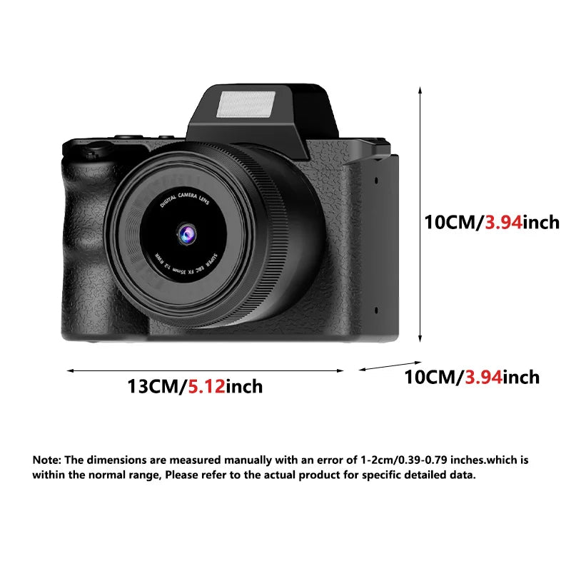 Digital Camera, Take Pictures & Record Videos|1080pHD Screen|Dual Camera| With Flash|Holiday & Birthday Gifts