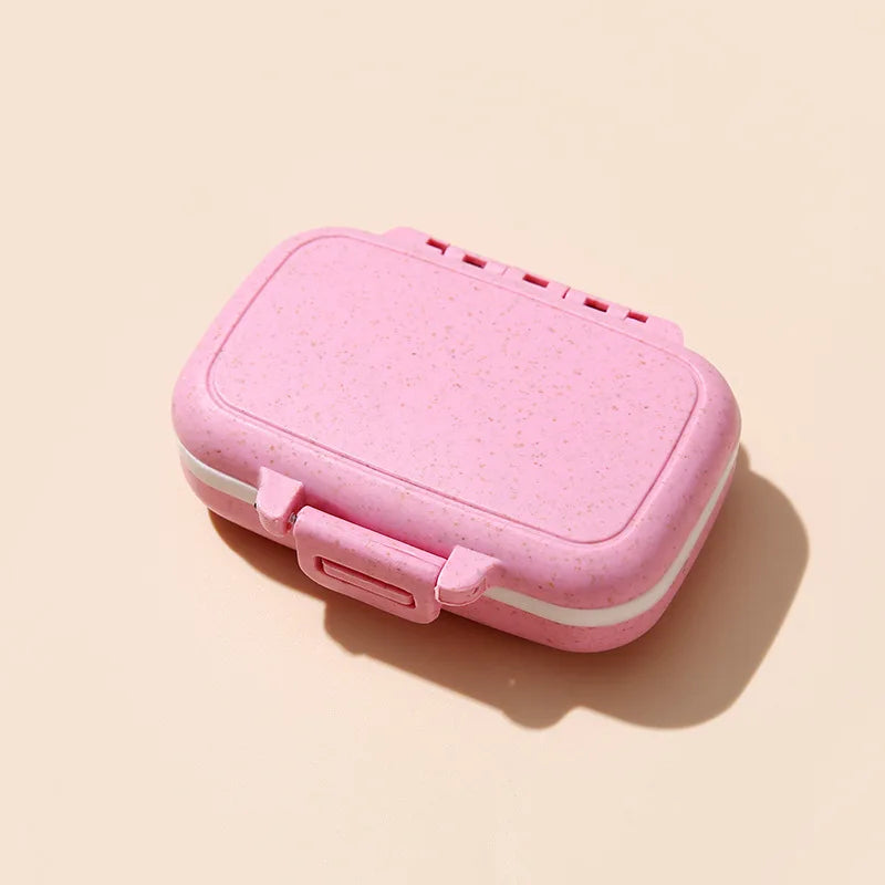 Mini Portable Pills Organizer Case 3 Grids PillBox Tablet Storage Container Weekly Medicine Pill's Box Pill Case Dispense