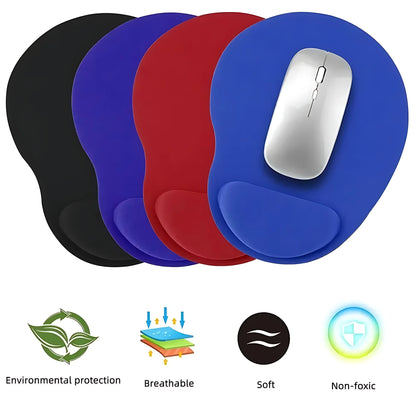 Ergonomic Wrist Rest Mouse Pad Comfortable Wrist Support Non Slip Mice Mat Soft Mousepad For PC Laptop Computer