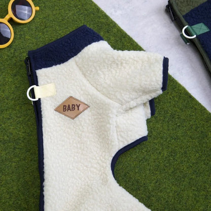 Pet Supplies Warm Dog Four Legged Clothes Breathable Zipper Winter Dog Costume Soft Puppy Pajamas Autumn Winter