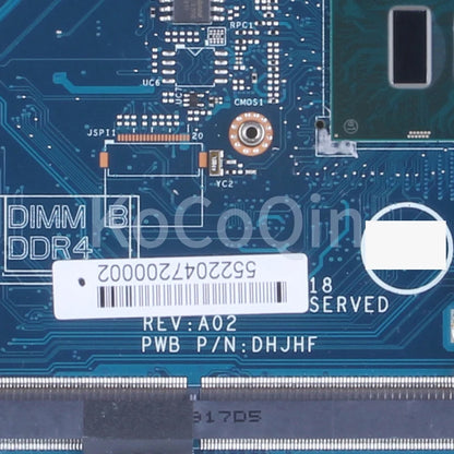 LA-F401P For DELL Latitude E5490 5490 Notebook Mainboard 0C08DH 09X5J9 08KN1W 01TWGW 08DT9H I3 I5 I7 7/8th Laptop Motherboard