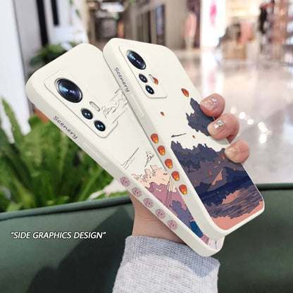 Anime Scenery Phone Case For Xiaomi Mi 14 13 13T 12S 12 11 Ultra 10 12T 11T 10T  Pro Lite Poco F5 F4 X4 M4 F3 X3 Pro 4G 5G GT