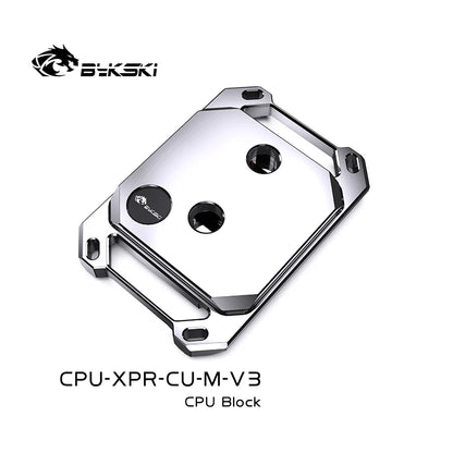 Bykski CPU Block Use for INTEL LGA115X 1200 1700 2011/AMD Ryzen 3/5/7 X470 X570 Water Cooler Radiator CPU-XPR-CU-I/M-V3