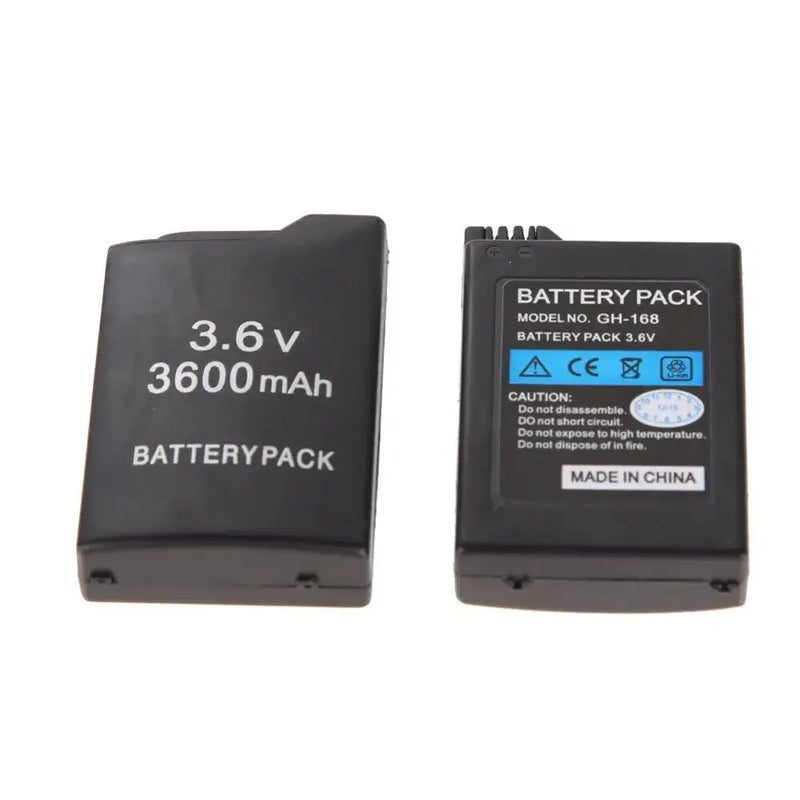 1PC./2PCS Battery For Sony PSP NEW 3.6V 3600mAh Replacement Rechargeable Battery Pack for Sony PSP-1000/1001