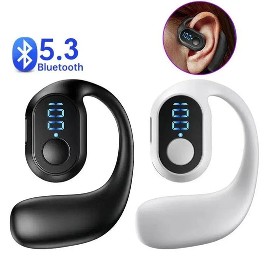 Open-ear Air Conduction Headphone Wireless Bluetooth Earphones Bone Conduction Stereo Single Ear Clip Immersive HI-FI Sound