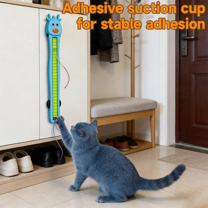 Pet Toys Automatic Flying Rope Interactive Play Toy For Cat Relieve Boredom Pet Toys  Wall-mounted Toy Cat Entertainment Toys