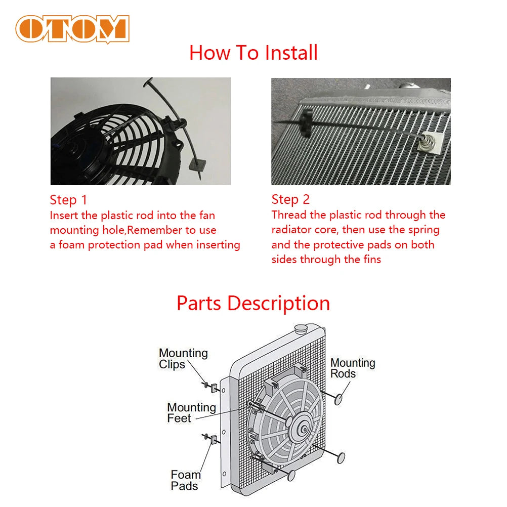 Motorcycle Accessories Fan Bracket Kit Universal Mounting Radiator Cooling Fixed Belt Strap For KTM HONDA YAMAHA KAWASAKI SUZUKI