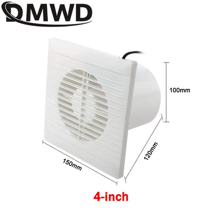 8W Solar Exhaust Fan 12V Air Blower High Speed Ventilator Energy-saving Anti-Mosquito Design Kitchen Bathroom Chicken/Duck Coop